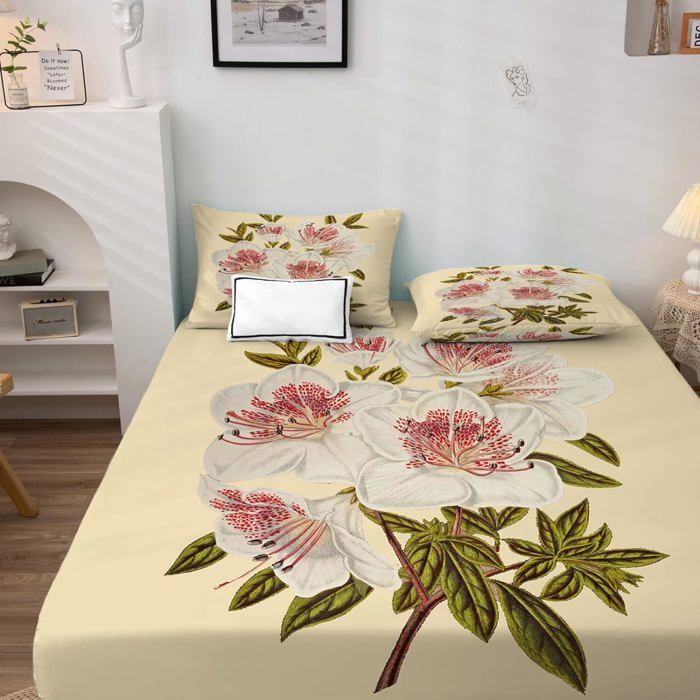 Drap Housse Satin Doré Jaune 90x200 Cm – Bonnet 30 Cm Microfibre Soie – Uni Lisse Respirant Pour Matelas Épais Jusqu’à 30 Cm