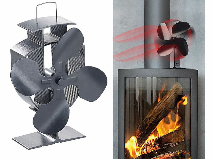 Ventilateur répartiteur thermoélectrique pour poêle 60 - 350 °C - Carlo Milano