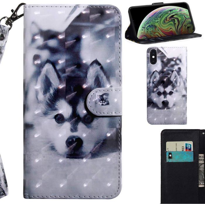 Tybiky Coque Pour IPhone XS/X Etui Bookstyle Miroir Clair Vue Makeup Smart View Standing Full Body Protecteur Housse Coque Etui à Rabat Coque Pour IPhone XS/X Flip Mirror: Or Rose