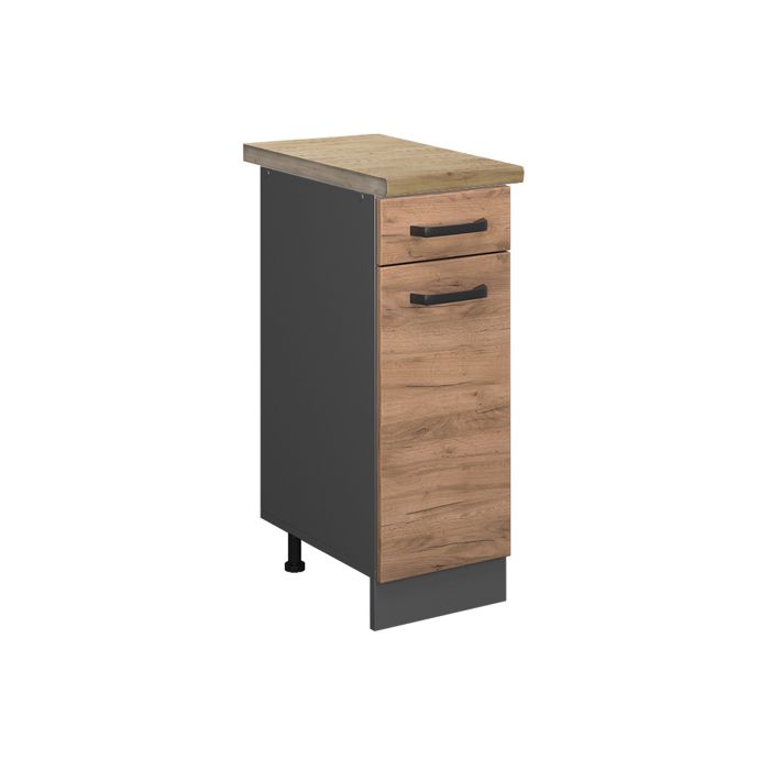 Meuble cuisine R-Line 30cm PT Chêne Chêne de force doré/Anthracite Vicco 45904