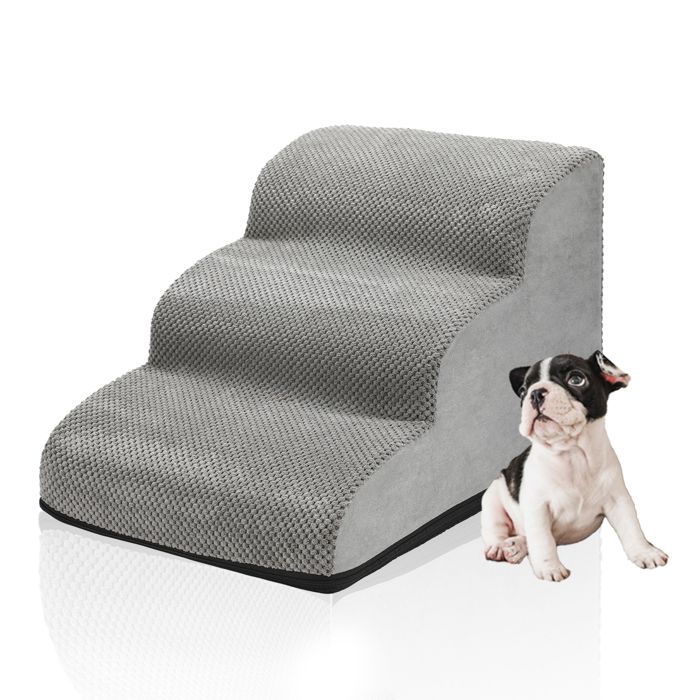 Comparer les prix de Ikodm Marchepied pour chien 3 marches Rampe antidérapante pour animaux de compagnie Marchepied pour animaux PONT - ESCALIER