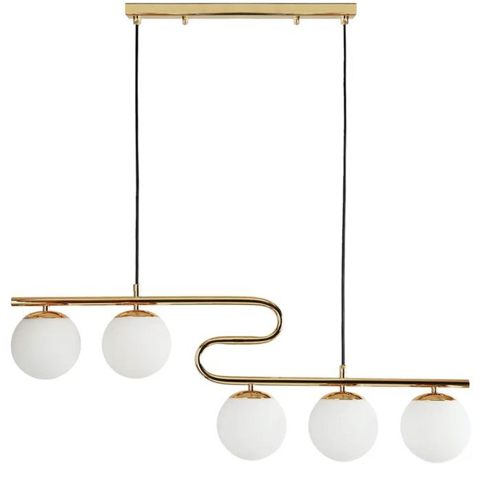 Lampe Suspendue De Plafond Toolight App1599-5Cp Lampe Pendante Au Plafond 108 X 108 X 108 Cm Or