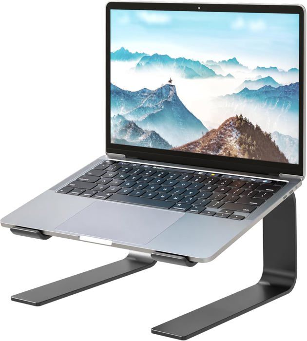 Support Ordinateur Portable Réglable - Base Rotative 360° Pour Bureau