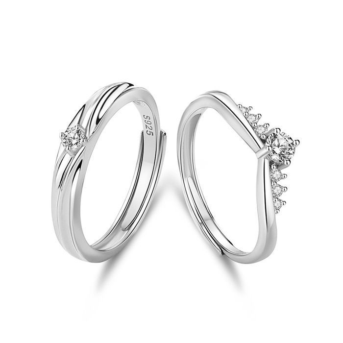 Alliance Femme En Argent Bague Mariage Bague Argent Femme Diamant Alliance Bague Argent Et