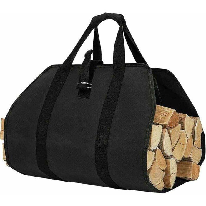Sac de transport de bûches, sac de transport de bois de chauffage — free download