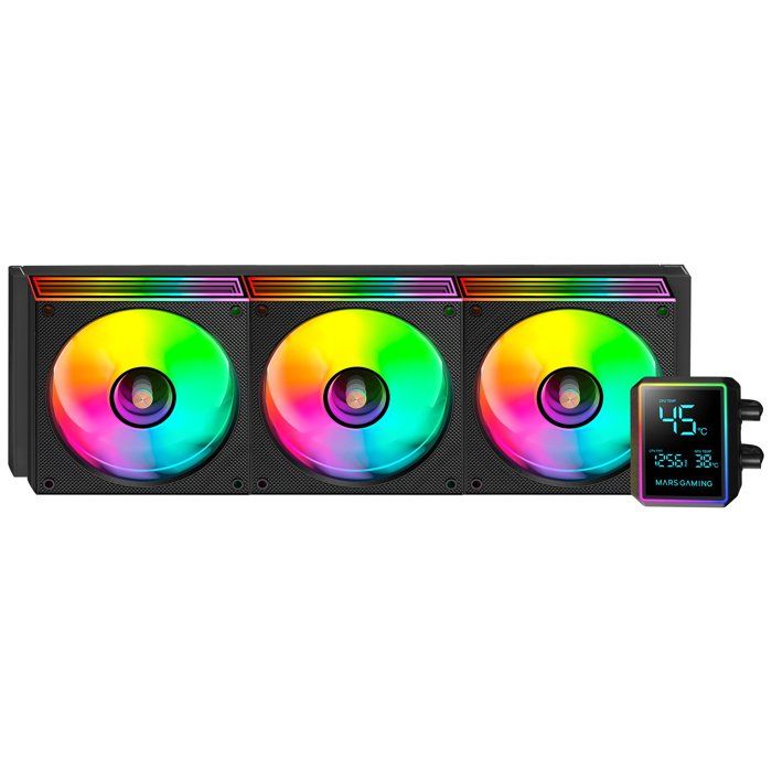 Refroidissement Liquide AIO MARS GAMING ML LCDPRO360 TDP 3 Ventilateurs ARGB Écran LCD 2 8 - vue 6