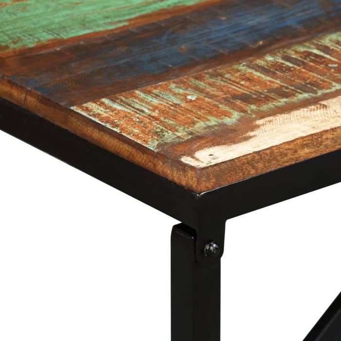 Black Friday Banc salon - JILL - Banquette/Coffre - 110x35x45 cm - Bois de récupération massif BB12
