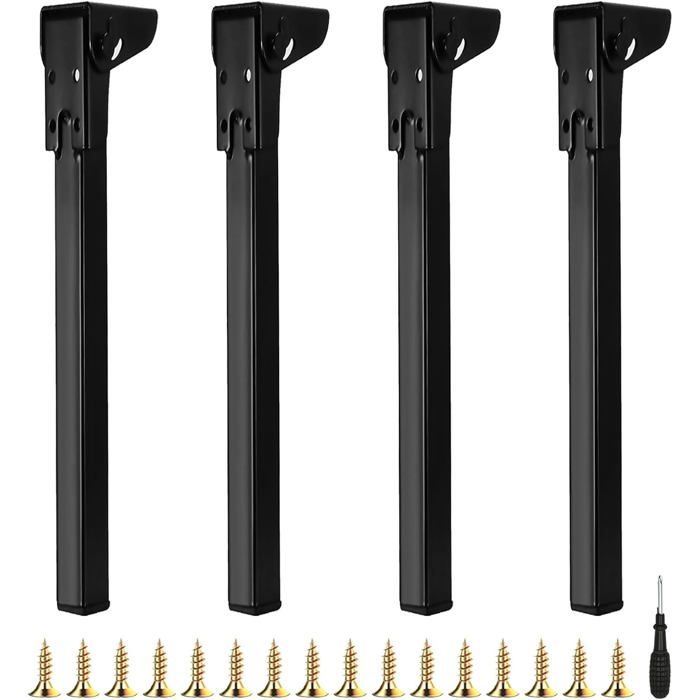 Pieds De Bureau En Métal 4PCS 60cm Pliants Avec Protections De Sol