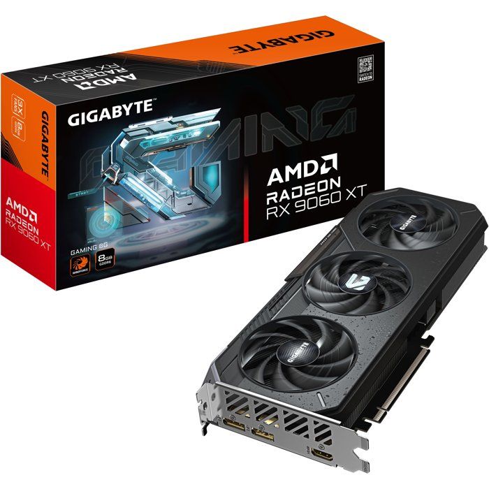 GIGABYTE - GAMING - Carte graphique - AMD Radeon RX 9060XT - 8 Go