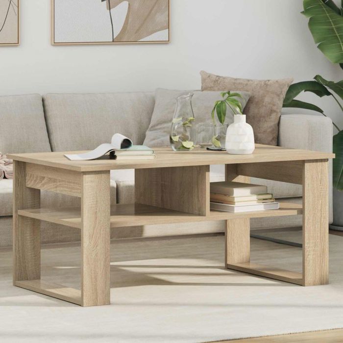 Table basse Vidaxl Table basse Chêne Sonoma 96 x 54 x 44 cm Bois dingénierie