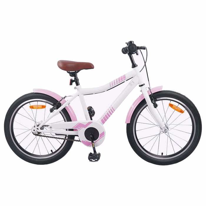 Vélo pour Enfants 20 Pouces pour les enfants de 6 à 11 ans - vidaXL - acier - rose - réglable - 137 x 54 x 79 cm 6476859