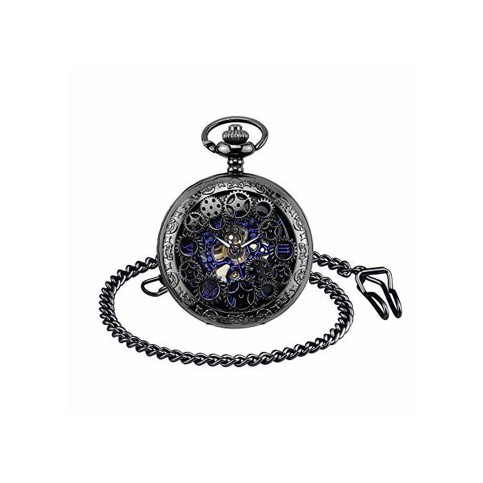 Montre de Poche Mécanique Homme Montre de Poche Vintage Steampunk