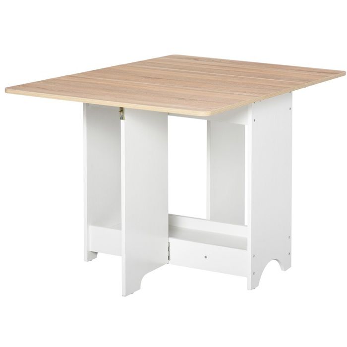 Console à abattants avec étagère table basse pliante Console à abattants avec étagère table basse pliante
