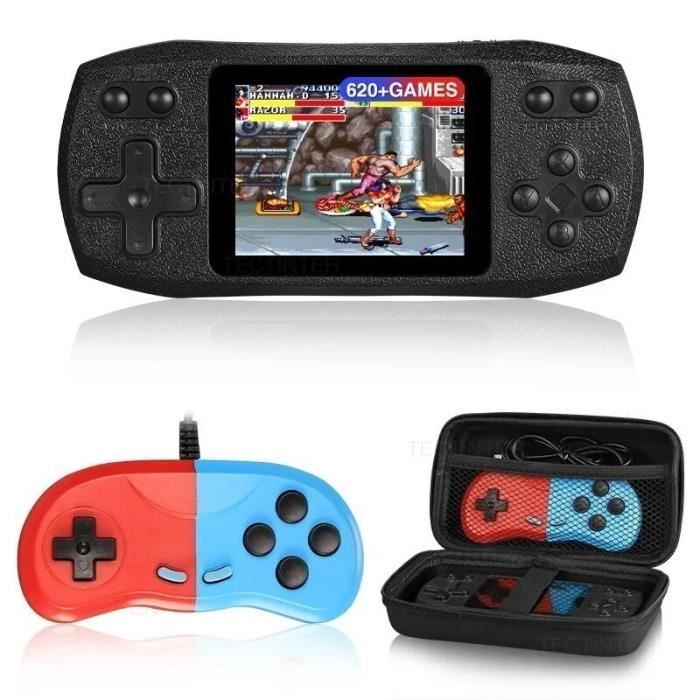 Console De Jeu Portable Rétro PSP 2 Pièces Avec Casque - Écran 4,3" - Couleurs Blanc Et Noir