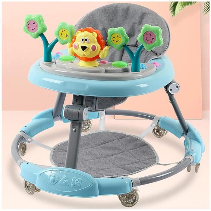 Bebe Trotteur Marcheurs Pliants Pour Bebes Avec 6 Roues Silencieuses Hauteurs De Siege Et De Jambes Reglables Marcheur D Ac 1108 Cdiscount Puericulture Eveil Bebe