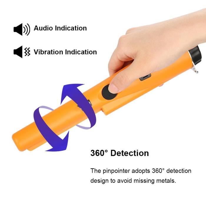 KIMISS Outil De Chasse Au Trésor Détecteur De Métaux Portable à Haute