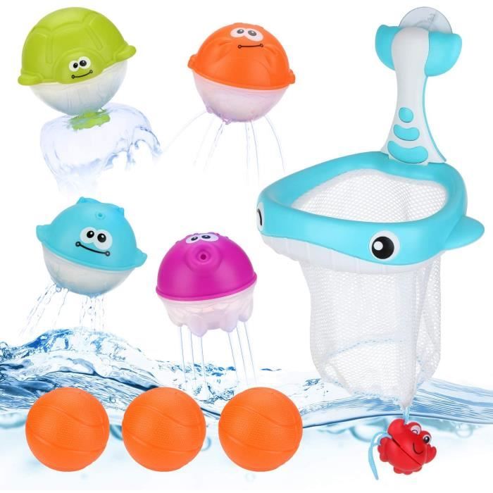 Jouet Bain - Jouet de Bain Bébé Salle de Bain Mini Panier, Jeu de