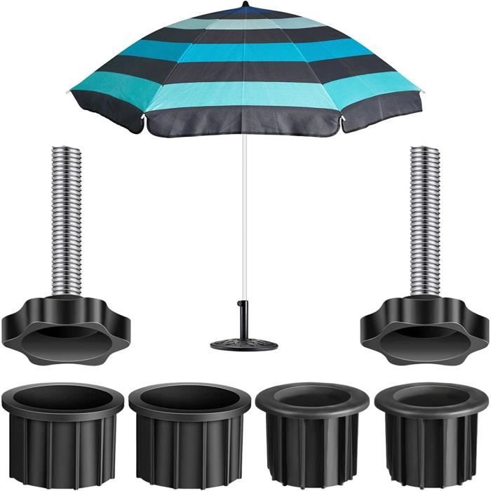 Vis Filetées M8 Pour Pied De Parasol - Lot De 2 - Compatibles Avec La Plupart Des Bases Et Supports