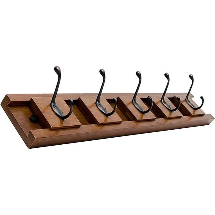 Bulk Hardware BH00067 Crochet De Boucher En S Chromé, 75 Mm, Set De 5 Pièces