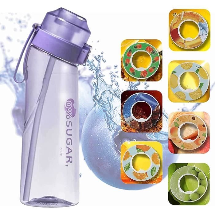 Générique Air Gourde Bouteille Aromatisée 700ML avec 8 Parfums, Bouteille Sport Parfumée, Sans BPA, 0 Sucres, avec Paille (4 Générique Air Gourde Bouteille Aromatisée 700ML avec 8 Parfums, Bouteille Sport Parfumée, Sans BPA, 0 Sucres, avec Paille (4