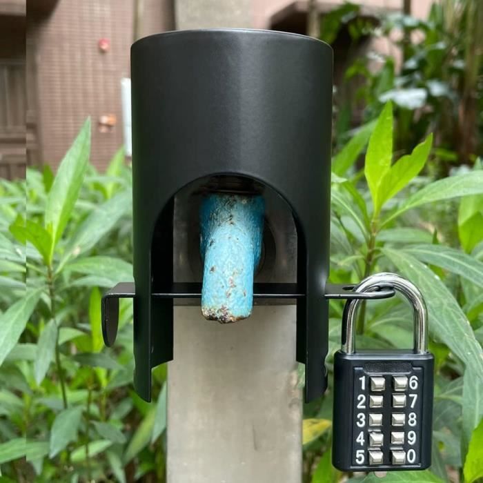Verrou de robinet extérieur avec système de verrouillage de robinet