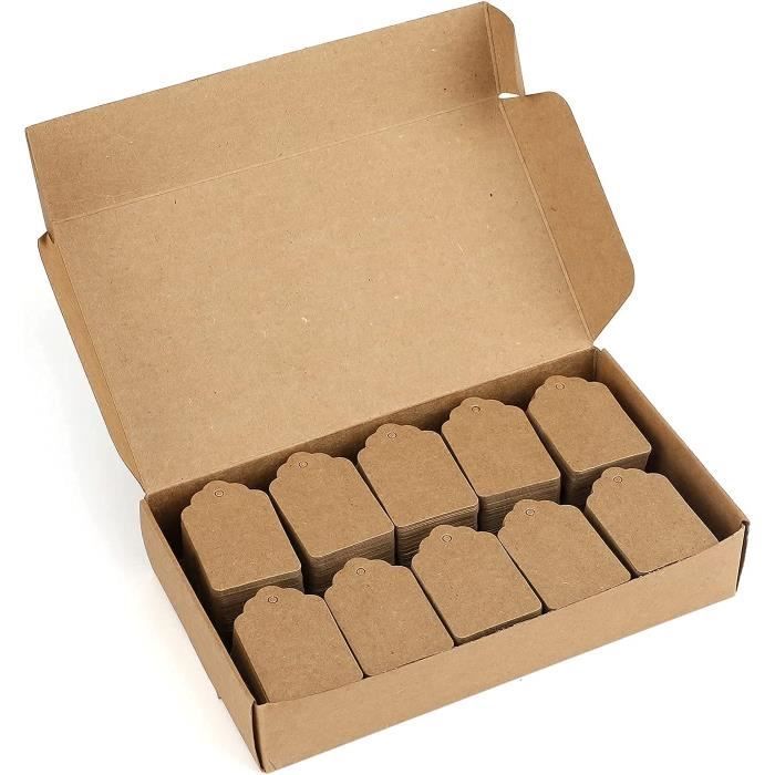 Étiquettes De Prix à Suspendre - 100 Pièces - Pour Bijoux, Montres, Soldes - 2,6x1,3 Cm