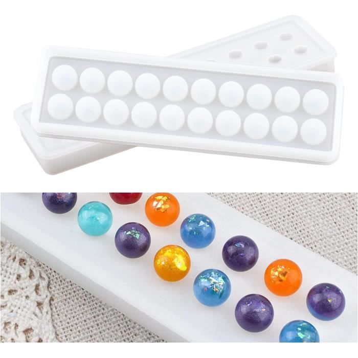 sourcing map Lot de 2 boules rondes en mousse de polystyrène