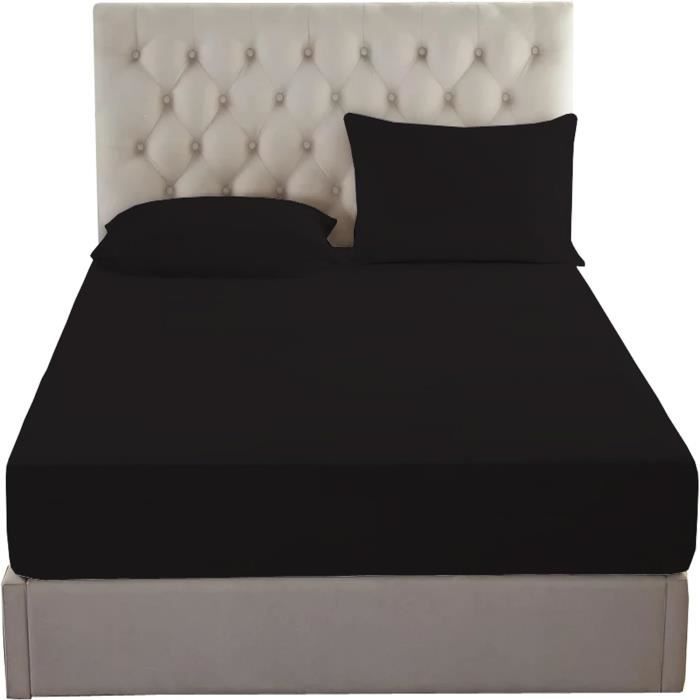 Drap Plat En Coton égyptien Luxe 200 Fils – Blanc, Lit Super King Size, Durable Et Doux