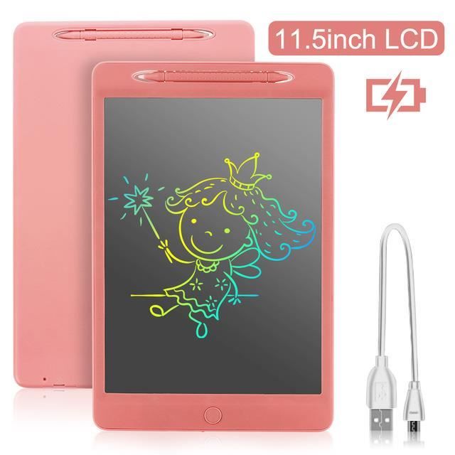 Famille /école Bureau Tampon de griffonnage Portable effa/çable num/érique pour Enfants Planche /à Dessin Graphique /électronique Fias Tablette d/écriture LCD 11 Pouces avec Stylet Affaires