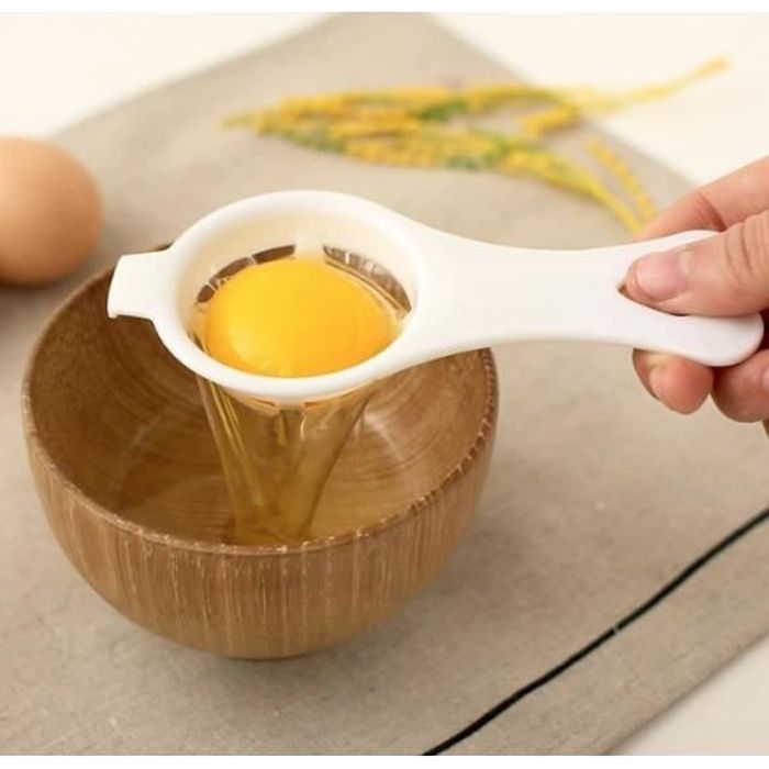Casse-œufs Triangulaire En Inox - Séparateur De Jaune, Pour Cuisine Maison Ou Pro