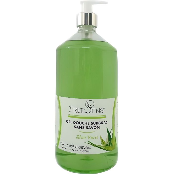 Freesens Duschgel Ohne Seife Mit Aloe Vera – 1 Liter Für Trockene & Empfindliche Haut, PH-neutral