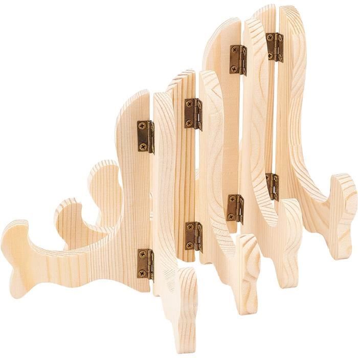 12 PCS PLASTIQUE Support De Cadre Photo Chevalet Présentoir Plaque EUR