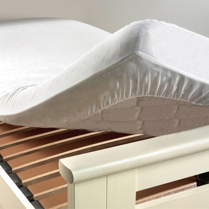 Protège Matelas - Adunivers - 140 x 190 cm - Imperméable - Synthétique - Blanc