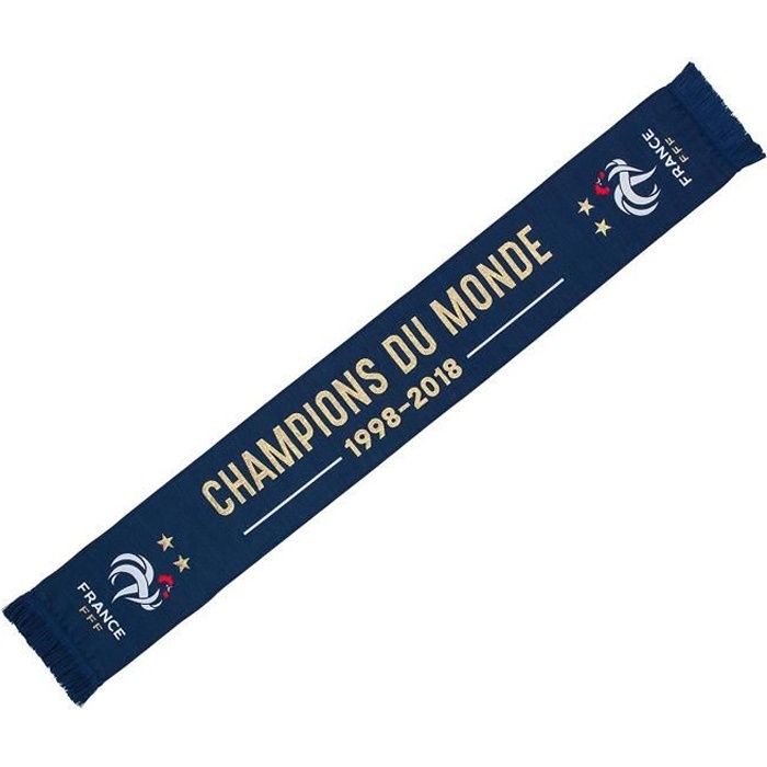 écharpe Equipe De France Echarpe FFF - Collection Officielle Equipe De France De Football Taille 140 Cm Echarpe Psg