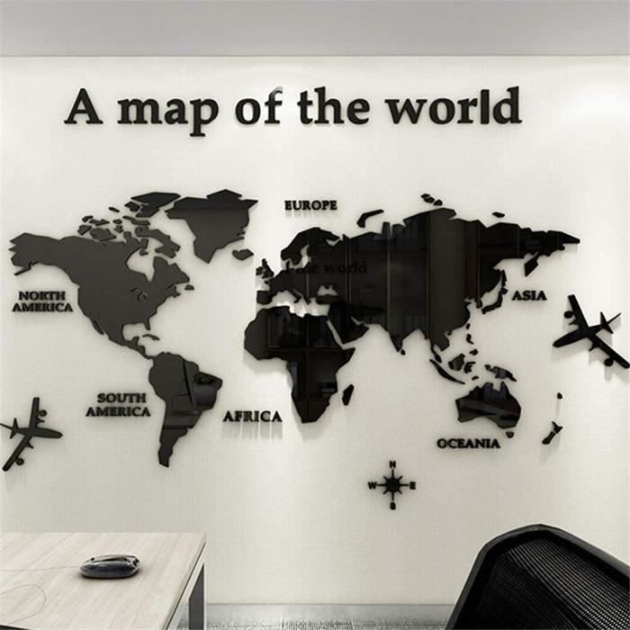 Carte du Monde en Liège