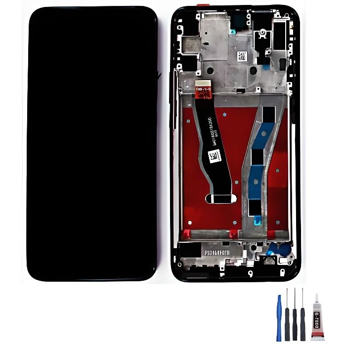 Écran LCD Complet + Vitre Tactile Pour Huawei P Smart Z - Noir - Inclut Outils