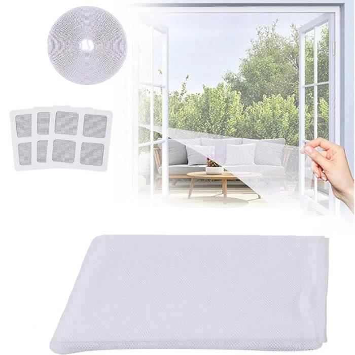 REDTRON DIY Window Screen With Zipper Opening (1 Piece,Black), 130c