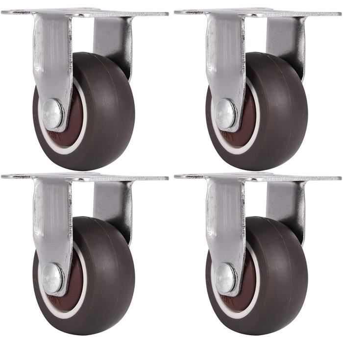 Roulettes Plastique 608Z – 2 Pièces – Silencieuses – 3 Tailles – Pour Rameur, Rail Coulissant