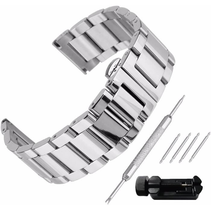 Boucle Déployante Montre 18 mm Doré