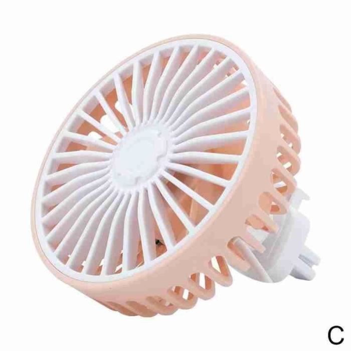 Ventilateur de voiture 5V/12V/24V, 1 ~ 3 têtes, accessoires d'intérieur de voiture, accessoires de reoidissement de voiture ronds à 360 degrés, ventilateur pivotant, Ventilation automatique avec  34