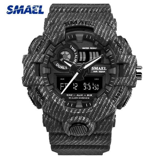 Montre Analogique Camouflage étanche Pour Enfants - Cadran Facile à Lire, Quartz, Bracelet Silicone - Pour école, Sport, Apprentissage De L'heure - 3