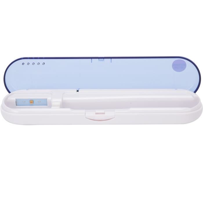 Porte-brosse à Dents Stérilisateur UV Portable - Nettoyage Automatique 5 Min, Léger, Pour Voyage Et Maison