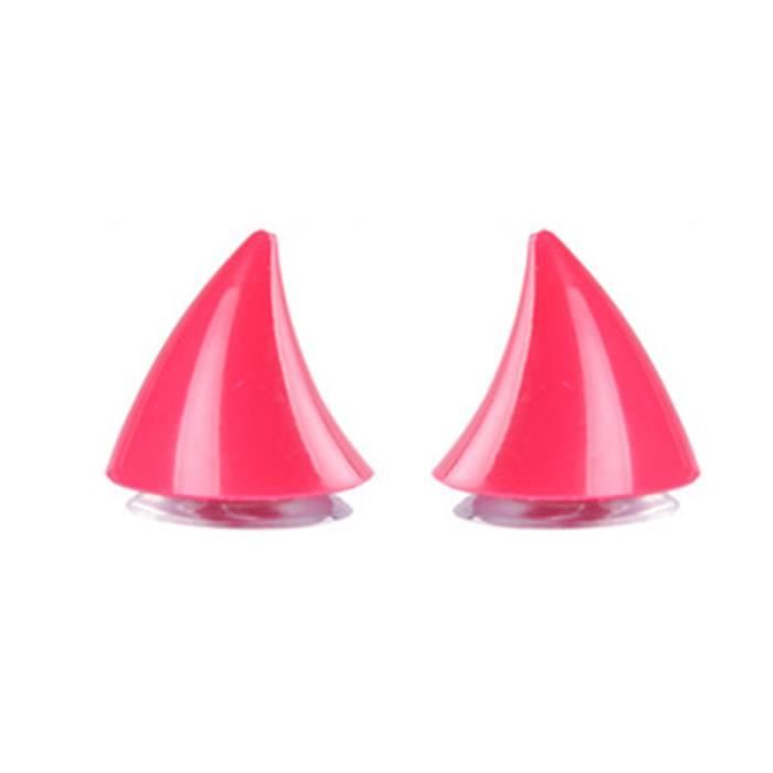 4 Pièces Corne De Diable Pour Casque Moto – Déco Ventouse Fun Et Audacieuse