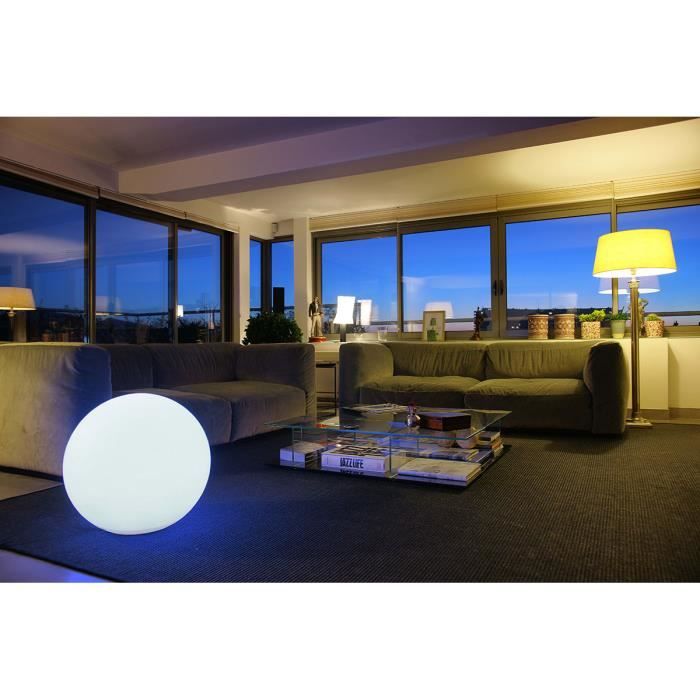 LUMISKY - Boule lumineuse filaire pour extérieur LED - blanc BOBBY - ∅60cm culot E27