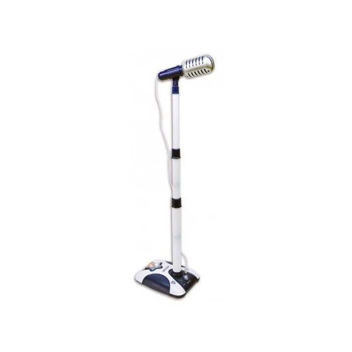 Microphone De Scene Vintage Avec effets sonores Et Lumineux tige reglable en hauteur - Jouet Enfant Musique - Star - Nouveaute Microphone De Scene Vintage Avec effets sonores Et Lumineux tige reglable en hauteur - Jouet Enfant Musique - Star - Nouveaute