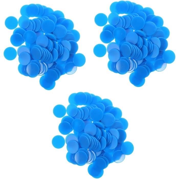 300 Jetons De Comptage Transparents Colorés - Pour Bingo, Jeux, Mathématiques, Lot éducatif