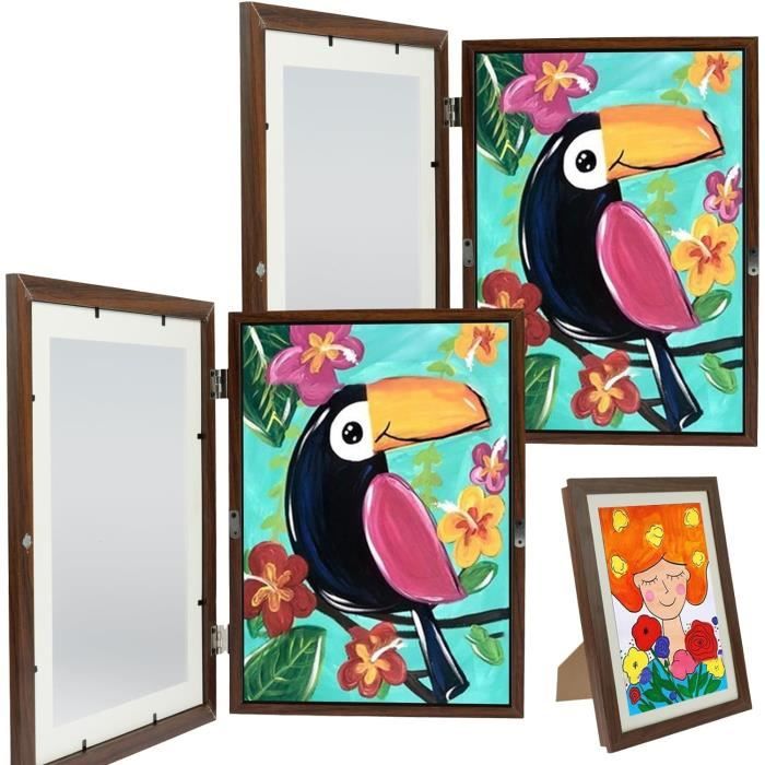 Cadre Dart Dessin Enfant à Changer Interchangeable Ouverture Frontale