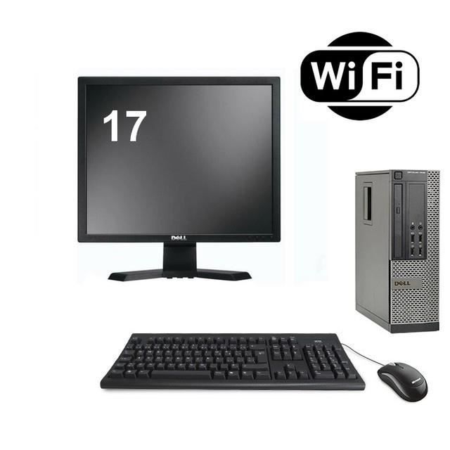 Ordinateur de bureau Dell 990 Core I5 - HDD 250 Go - Ram 4 Go - écran 17 - Wifi - Dell
