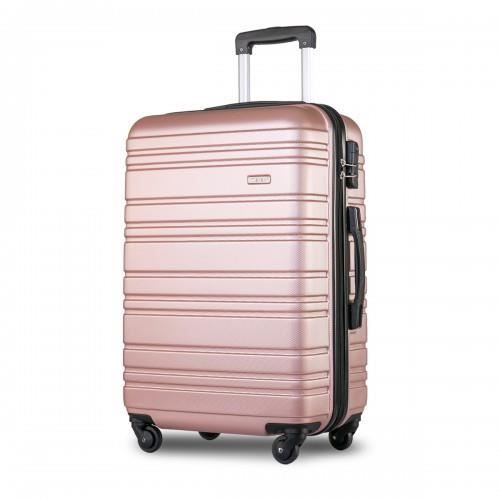 Valise Cabine souflet ultra légère Marine 24 pouces 4 Roues Valise Cabine HB0038 ZOO