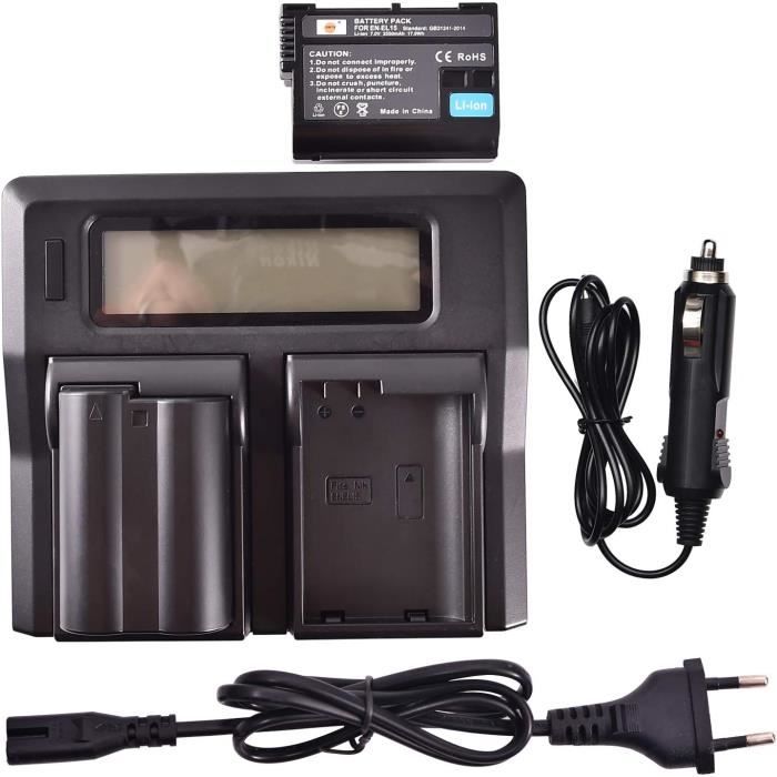 Kit 3 Batteries + Chargeur Rapide Pour DJI Osmo Action : Ne Tombe Plus En Panne !